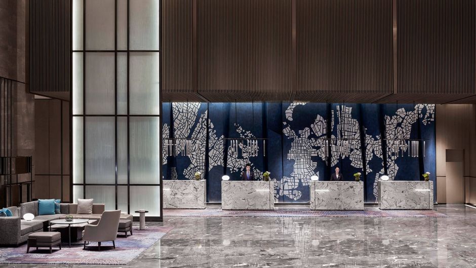 Wuhan Marriott Hotel Optics Valley Lobby