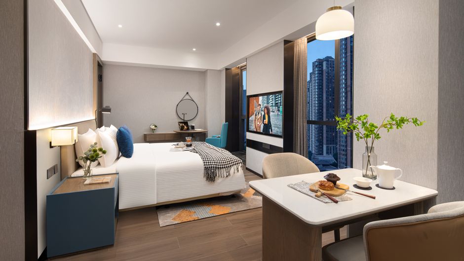 Citadines Jinqiao Building Yantai Room