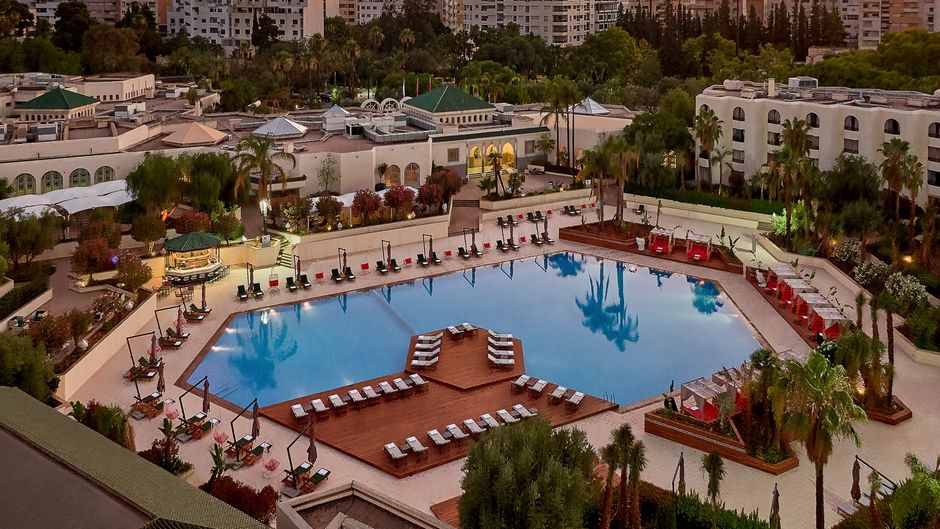 Fes Marriott Hotel Jnan Palace Pool