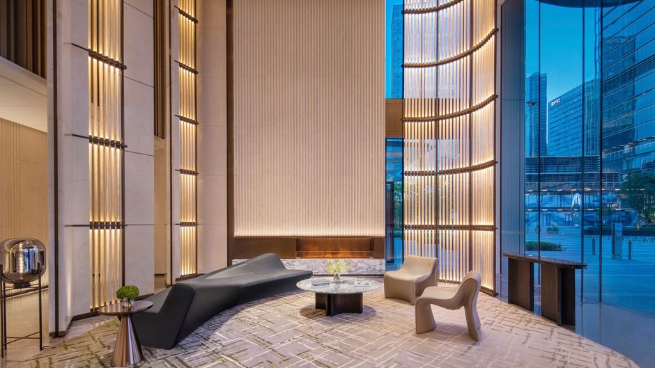 Marriott Executive Apts Future Sci-Tech Lobby