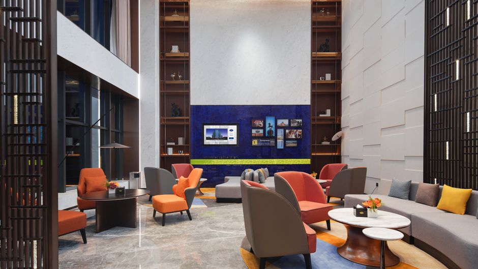 Hampton by Hilton Hebi Railway Station Lobby