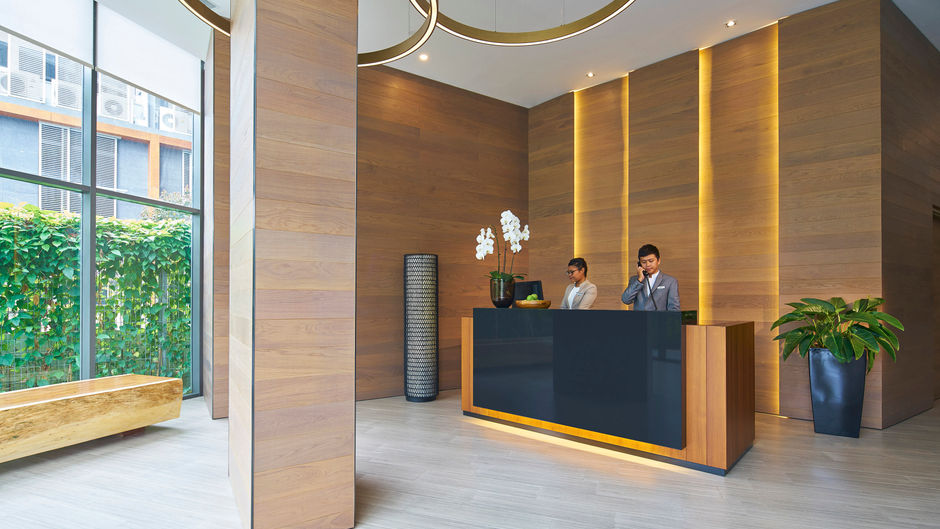 Oasia Residence Singapore Lobby