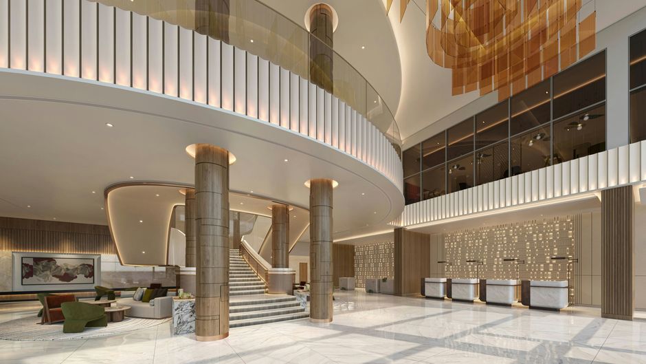 Marriott Production City Dubai Lobby