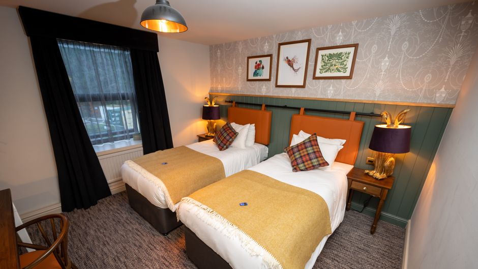 Green Man Hotel Room