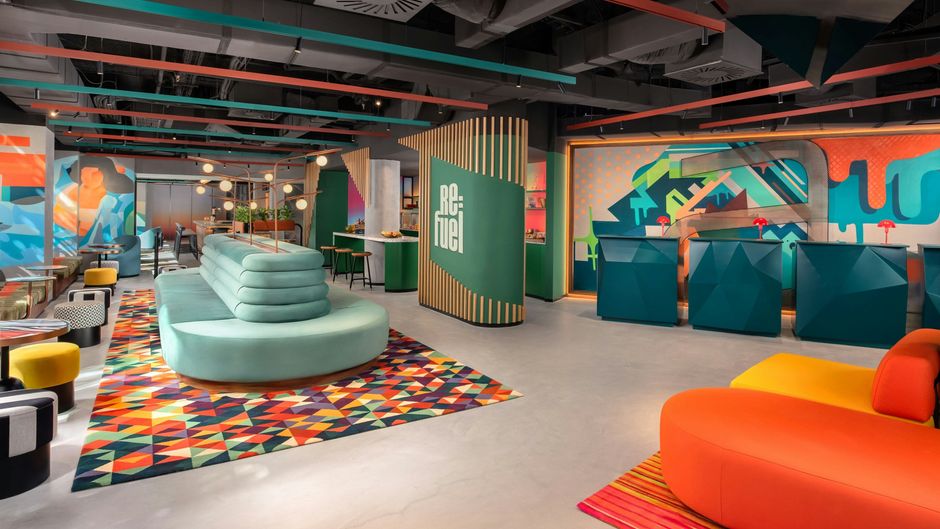 Aloft Madrid Gran Via Lobby