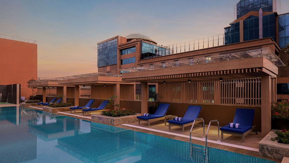 Marriott Executive Apartments Bengaluru Pool