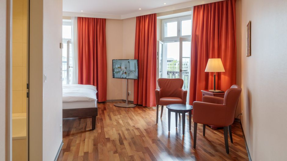 Schweizerhof Hotel Room