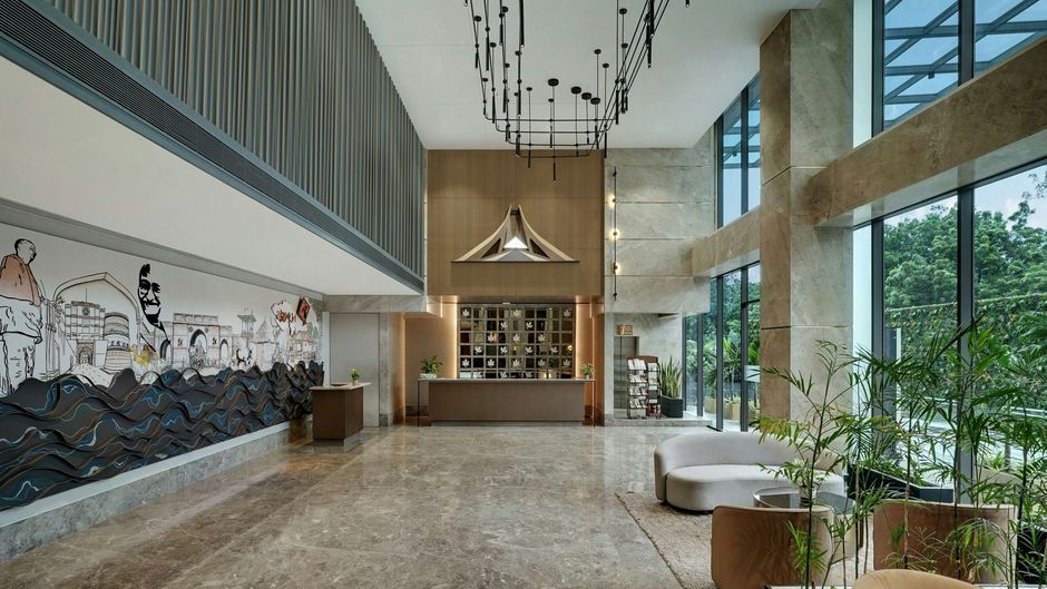 The Fern Residency Gandhinagar Lobby