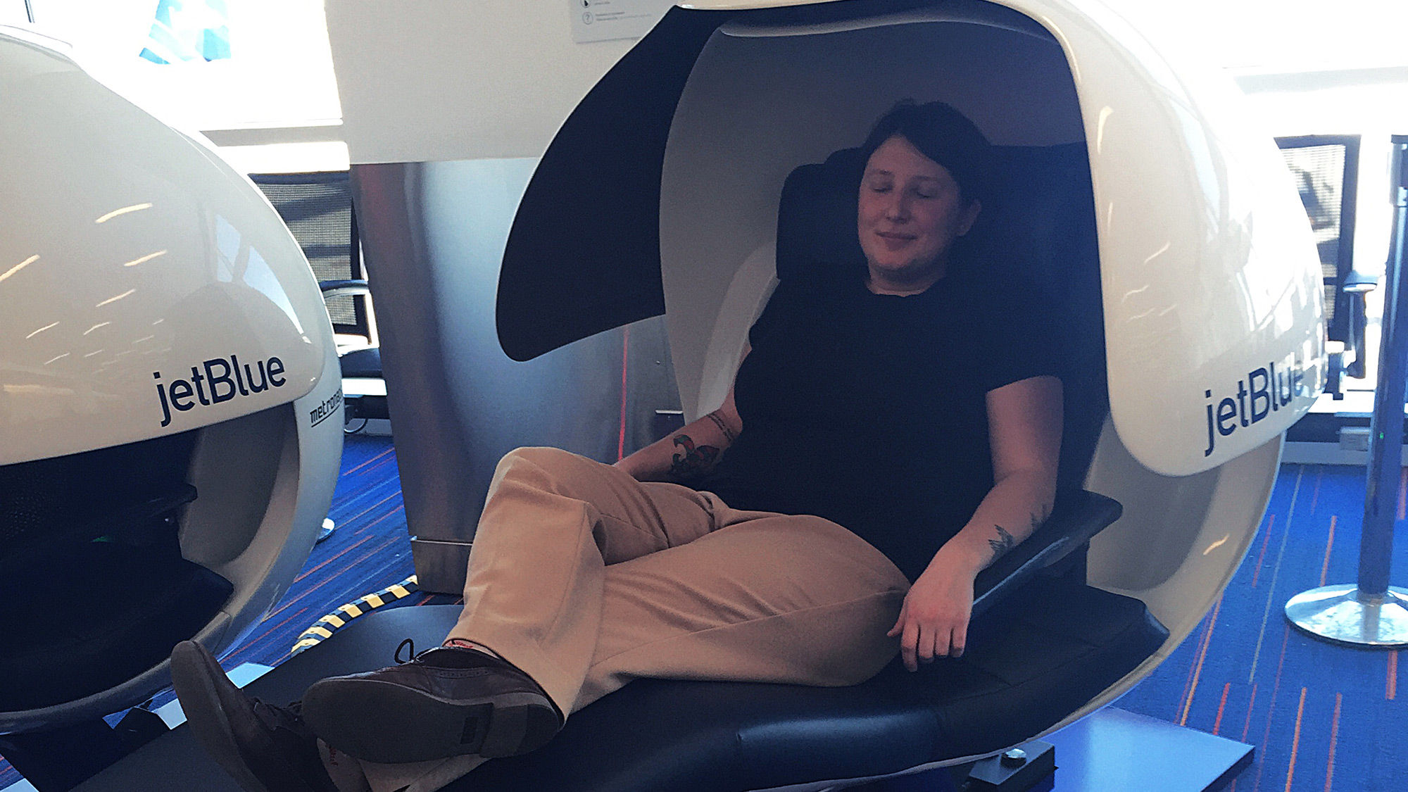 JetBlue unveils nap pods at Kennedy Airport Travel Weekly