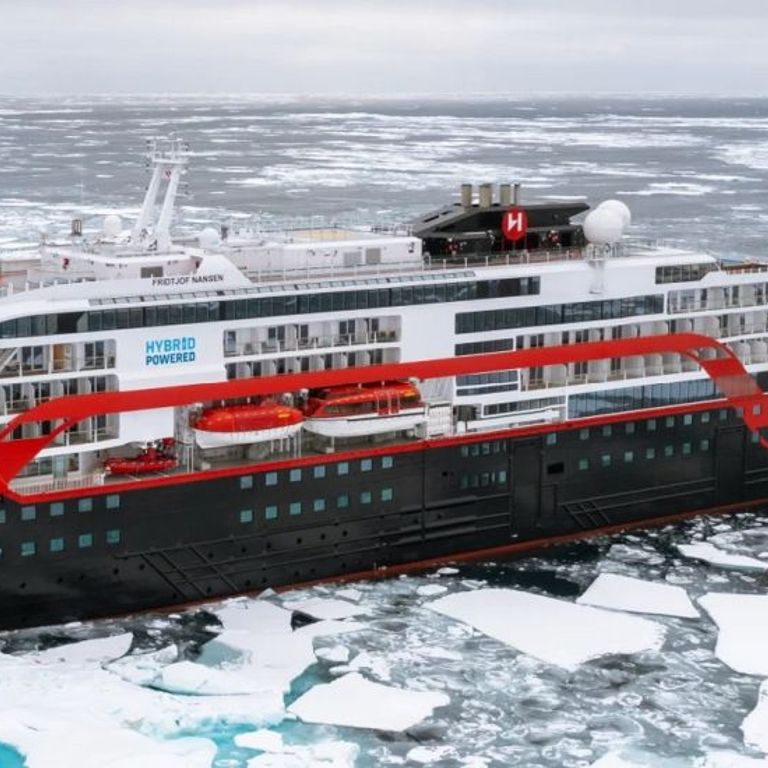 HX Hurtigruten Expeditions Fridtjof Nansen Fowey Cruises