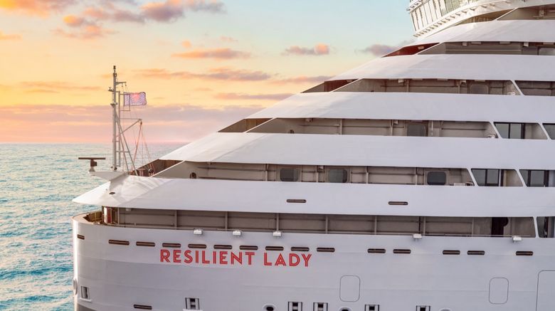 resilient lady cruise ship size
