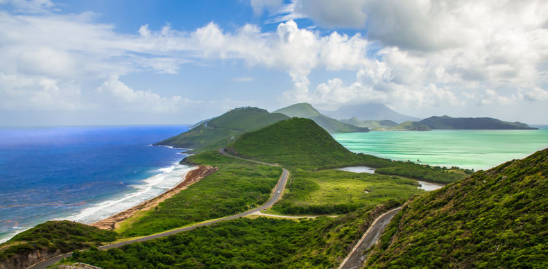 Landscape of St Kitts