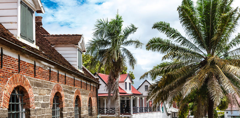 Colonial Buildings in Paramaribo