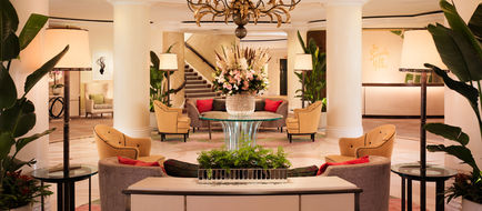 The Beverly Hills Hotel Lobby