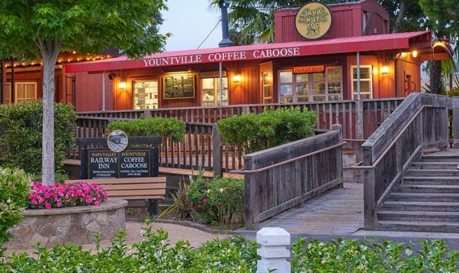 Napa Valley Railway Inn Exterior