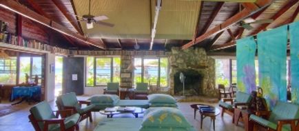 Small Hope Bay Lodge Lobby