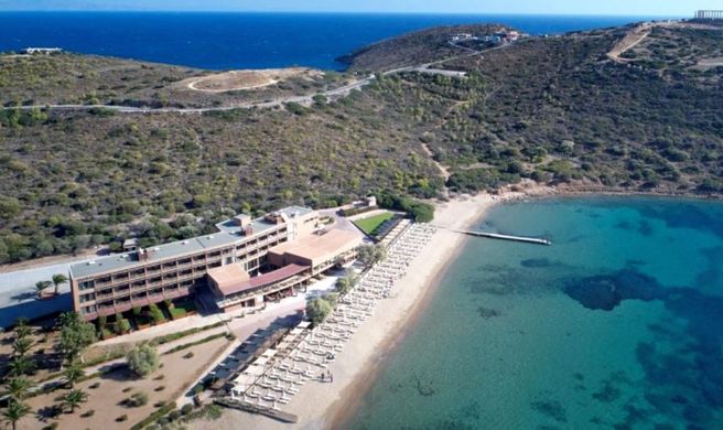 Aegeon Beach Hotel Exterior