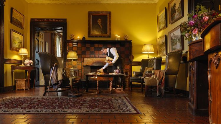 Ballynahinch Castle Hotel Lobby