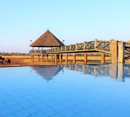 Voi Wildlife Lodge Pool