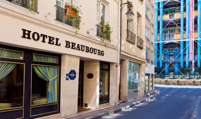 Beaubourg Hotel Exterior