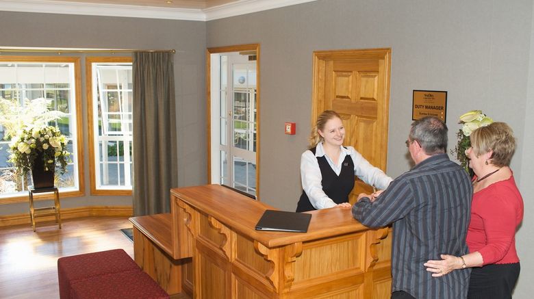 <b>Wai Ora Lakeside Spa Resort Lobby</b> <b>Wai Ora Lakeside Spa Resort Lobby</b>