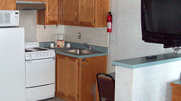 Blue Mist Motel Room