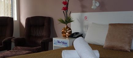 Blue Pelican Motel Room