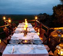 Ulusaba Rock Lodge, Sabi Sands Restaurant