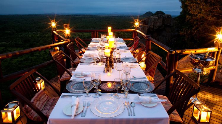 Ulusaba Rock Lodge, Sabi Sands Restaurant