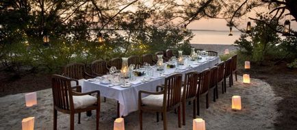 andBeyond Mnemba Island Lodge Restaurant