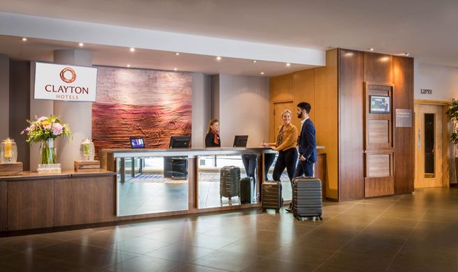 Clayton Hotel Belfast Lobby