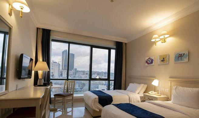 Amman West Hotel Room