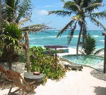 Cabanas Copal Hotel Pool