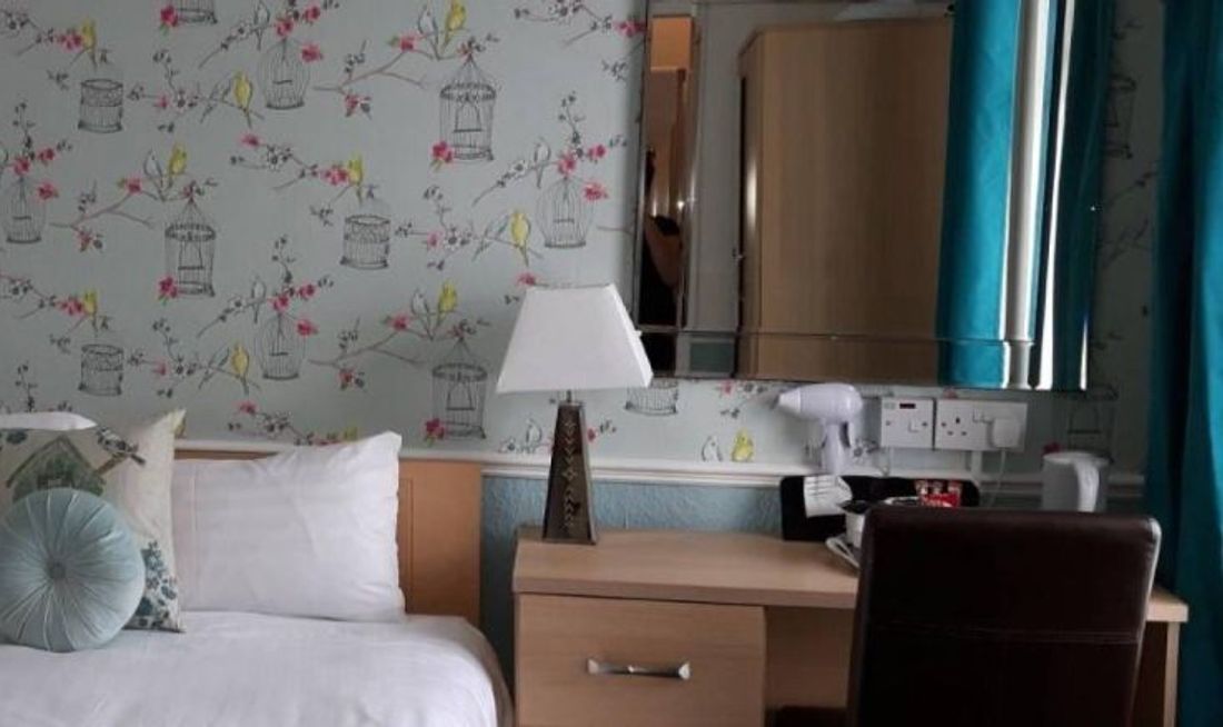Wescoe Hotel Room