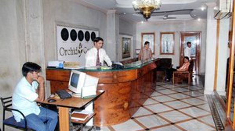 <b>A New Delhi Orchid Garden Hotel Lobby</b>