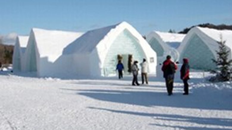 Hotel de Glace Exterior