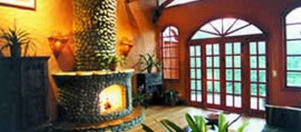 La Paz Waterfall Gardens, Peace Lodge Lobby