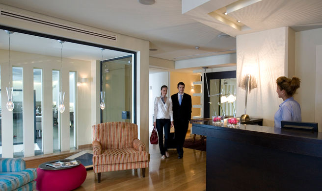 O&B Athens Boutique Hotel Lobby