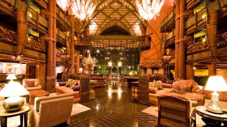 Disney's Animal Kingdom Lodge Resort Lobby