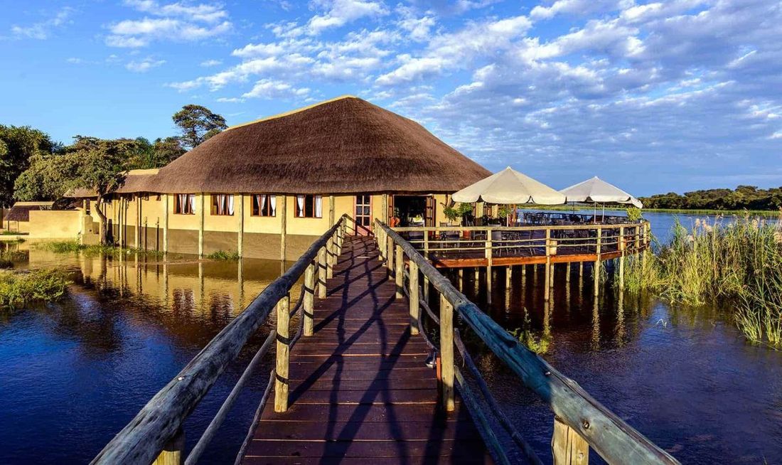 Hakusembe River Lodge Exterior