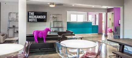 The Highlander Austin Lobby