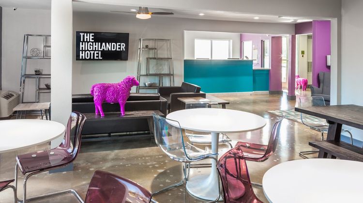 The Highlander Austin Lobby