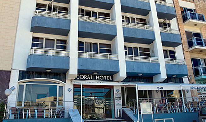 Coral Hotel, Bugibba Exterior