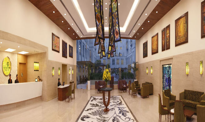 Lemon Tree Premier, Delhi Aerocity Lobby