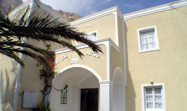 Argo Hotel, Kamari Exterior