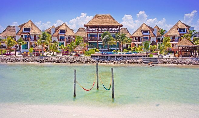 Villa Flamingos Hotel Holbox Exterior