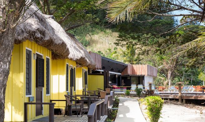 Funky Fish Beach and Surf Resort Exterior