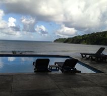 Pagua Bay House Oceanfront Cabanas Pool