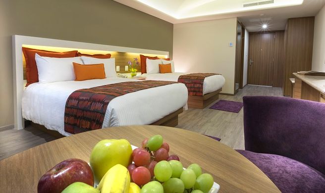 Hotel JF Grand Puebla Room