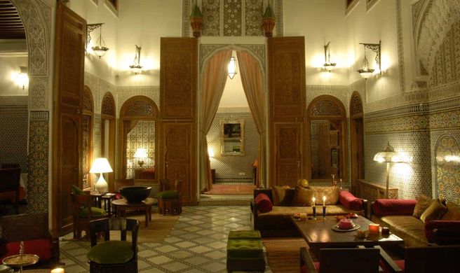 Riad Au 20 Jasmins Lobby